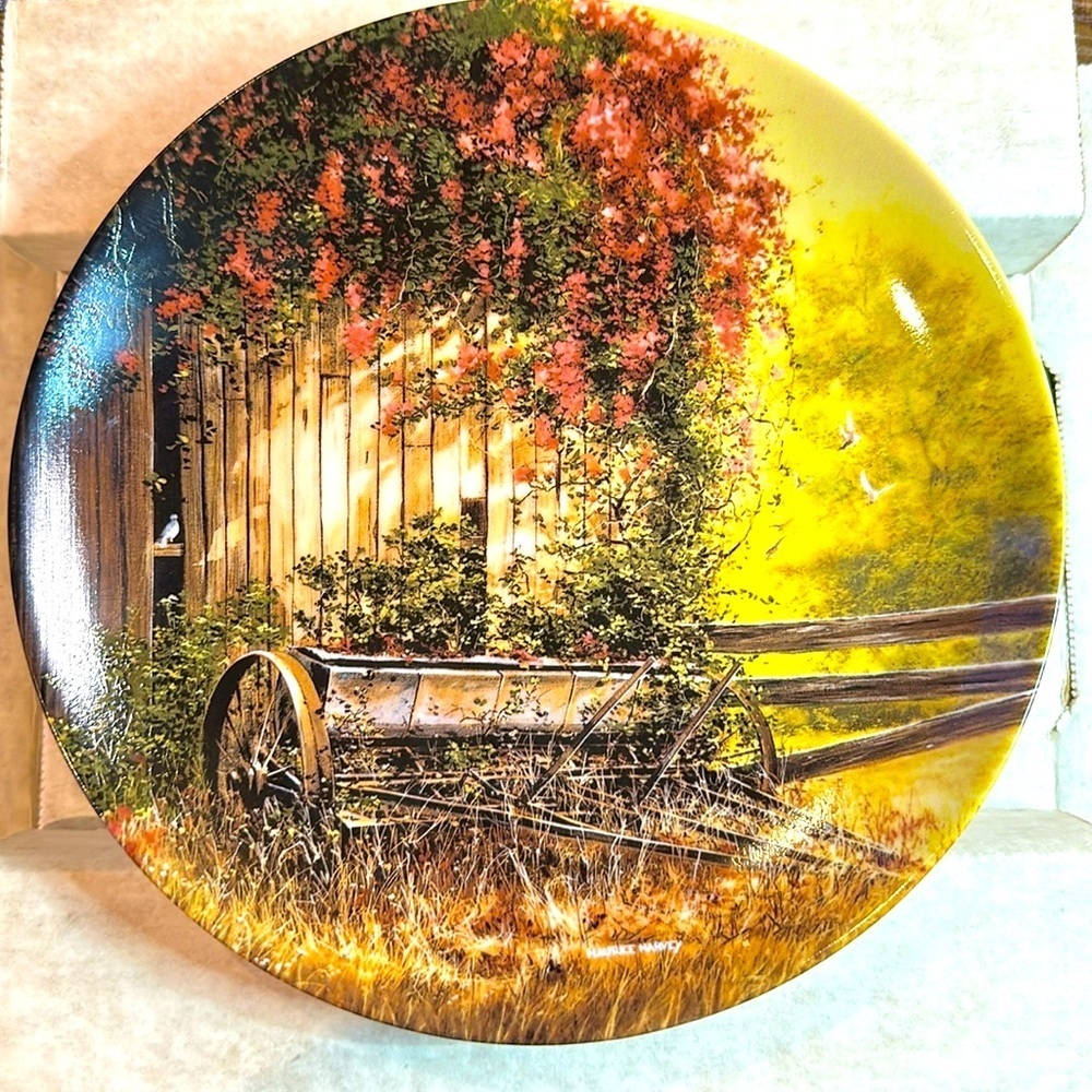 The Bradford Exchange Maurice Harvey “The Vintage Seed Planter” with box​​​